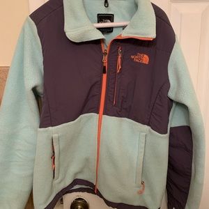 Light blue North Face Denali Jacket